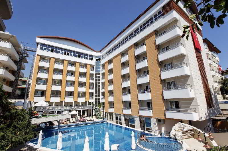 Kleopatra Develi Hotel Alanya Bagian luar foto